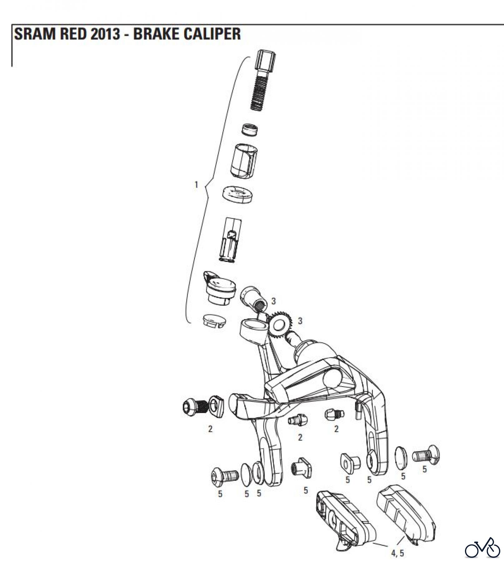  Sram Sram SRAM RED 2013 - BRAKE CALIPER