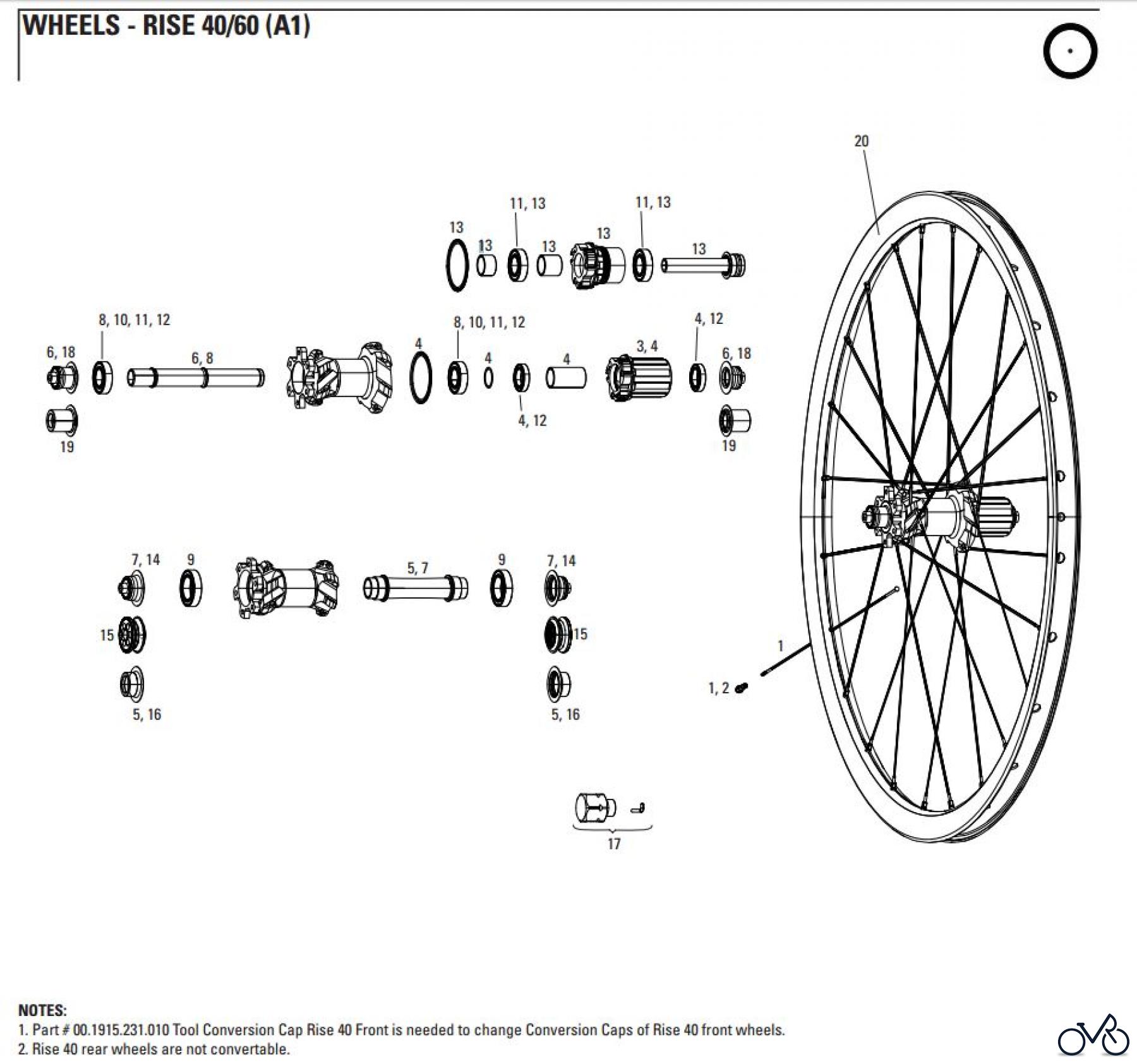 Sram Sram WHEELS - RISE 40/60 (A1)