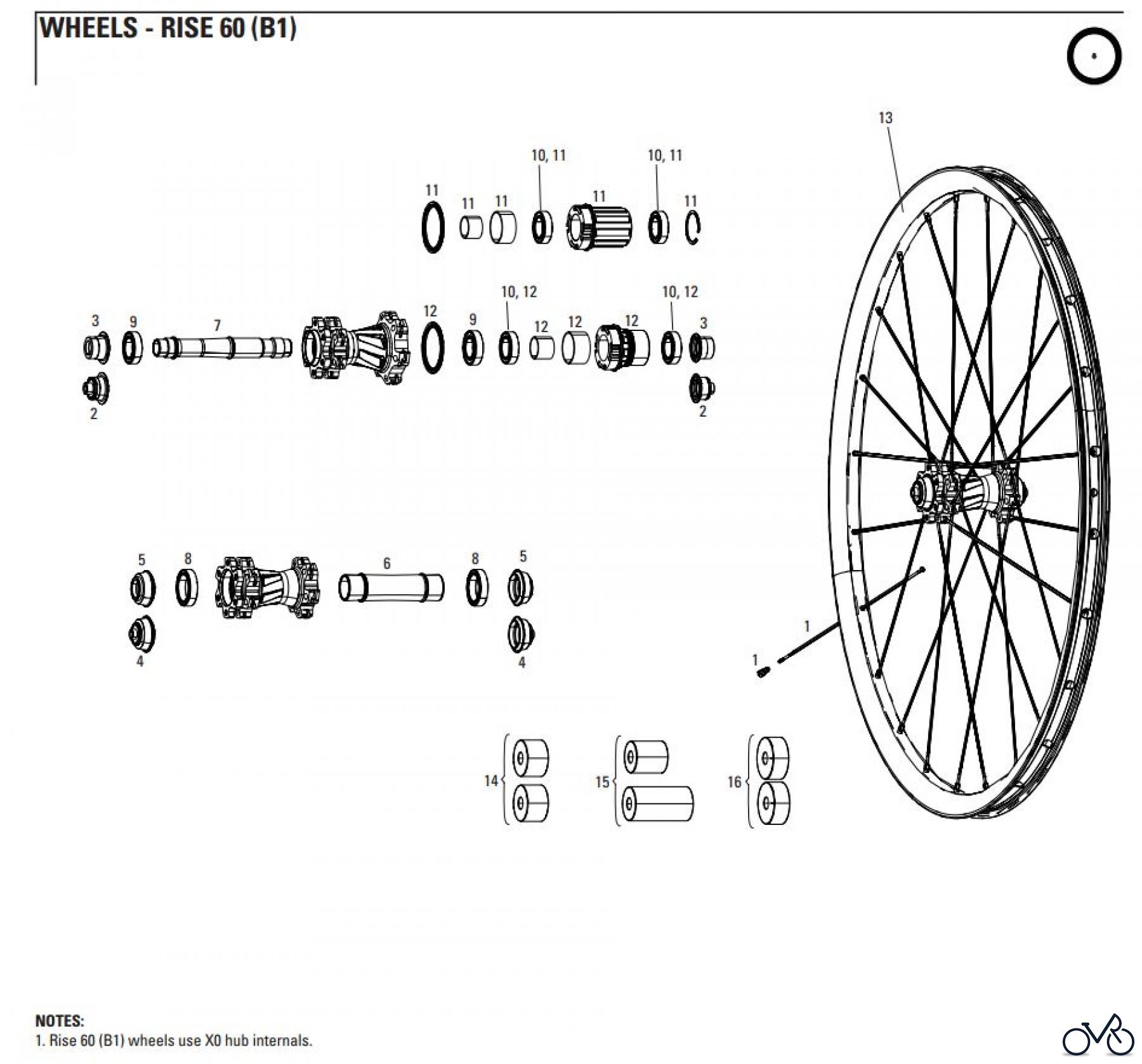 Sram Sram WHEELS - RISE 60 (B1)