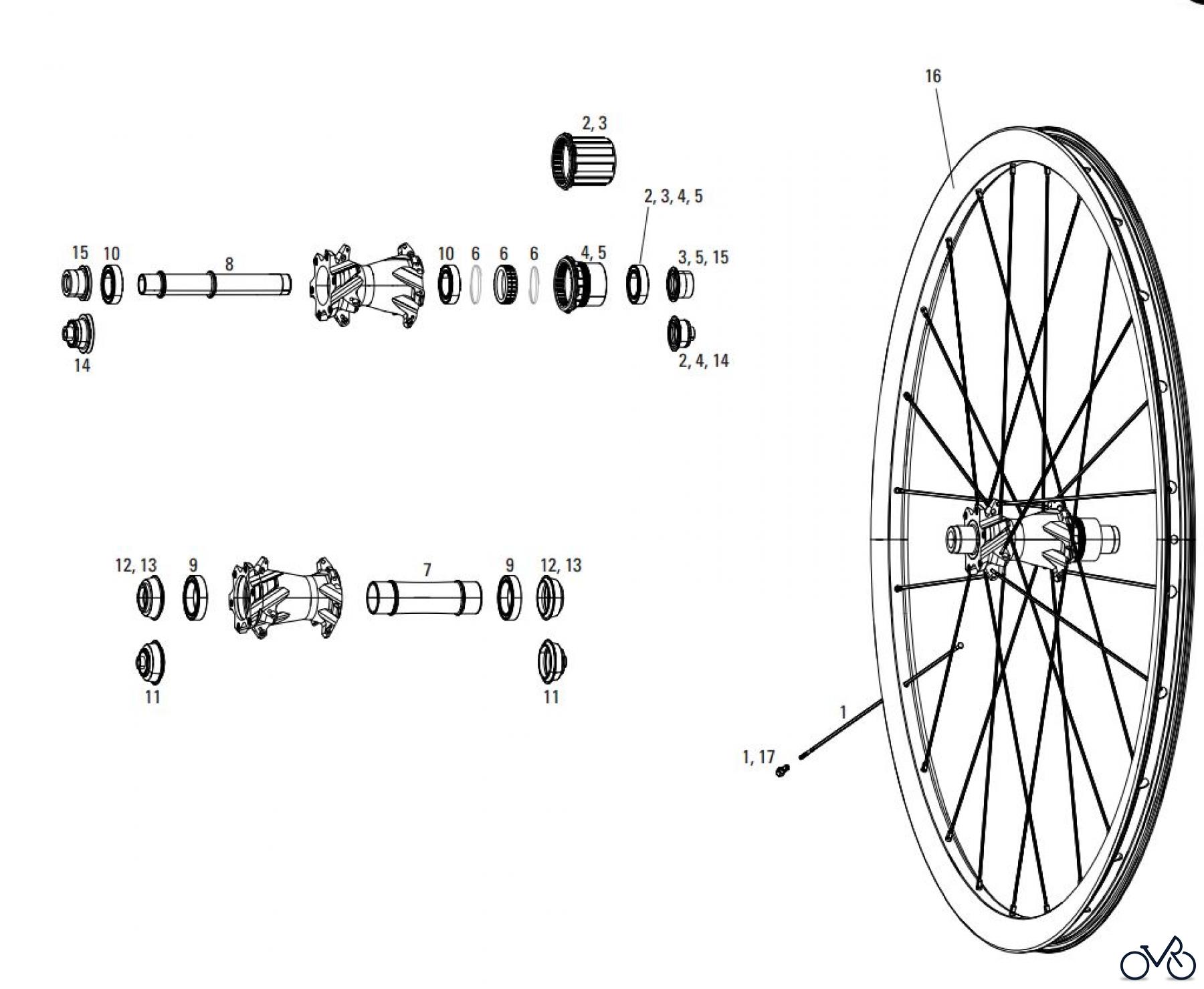  Sram Sram WHEELS - ROAM 50/60