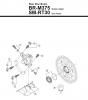 Shimano BR Brake - Bremse  BR-M375 -R -3230 Rear Disc Brake
