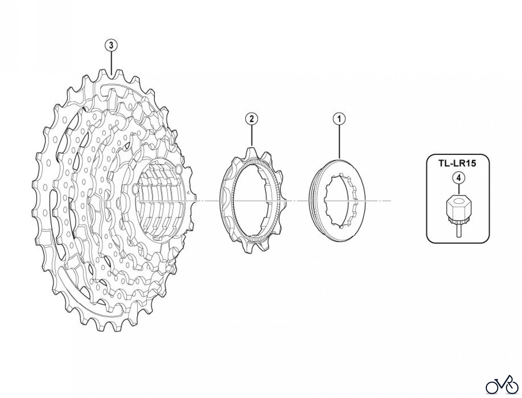 Shimano CS Cassette / Zahnkranz CS-HG41-7-3235