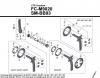 Shimano FC Front Chainwheel - Kurbelsatz, Vorderes Kettenblatt  FC-M9020-3776 XTR Kurbelgarnitur