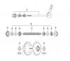 Shimano HB Hub - Vordere Nabe  HB-M525-2066 DEORE Front Hub