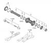 Shimano HB Hub - Vordere Nabe  HB-MT400-B (-436) DEORE Front Hub (For Disc Brake)