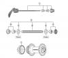 Shimano HB Hub - Vordere Nabe  HB-RM35  Front Hub