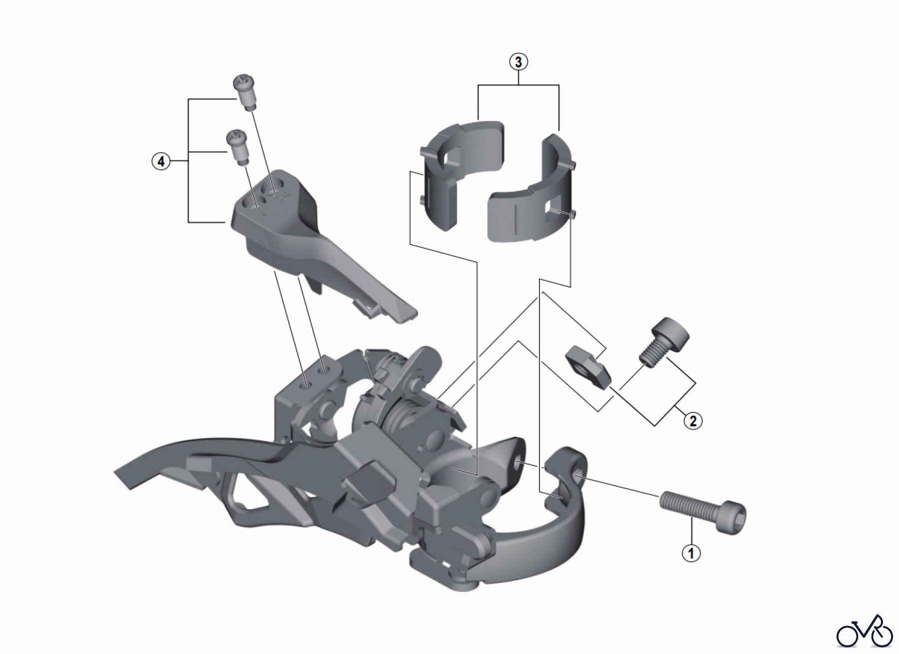 Shimano FD Front Derailleur - Umwerfer FD-T3000 (3886) ACERA Front Derailleur
