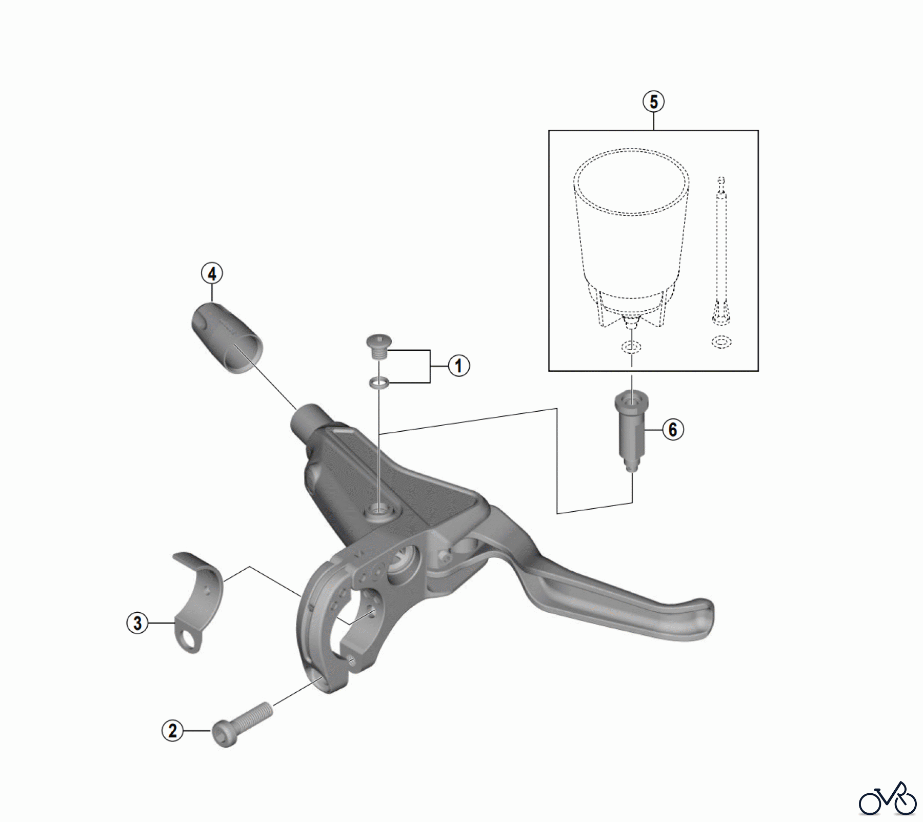 Shimano BL Brake Lever - Bremshebel BL-U5000 METREA Brake Lever