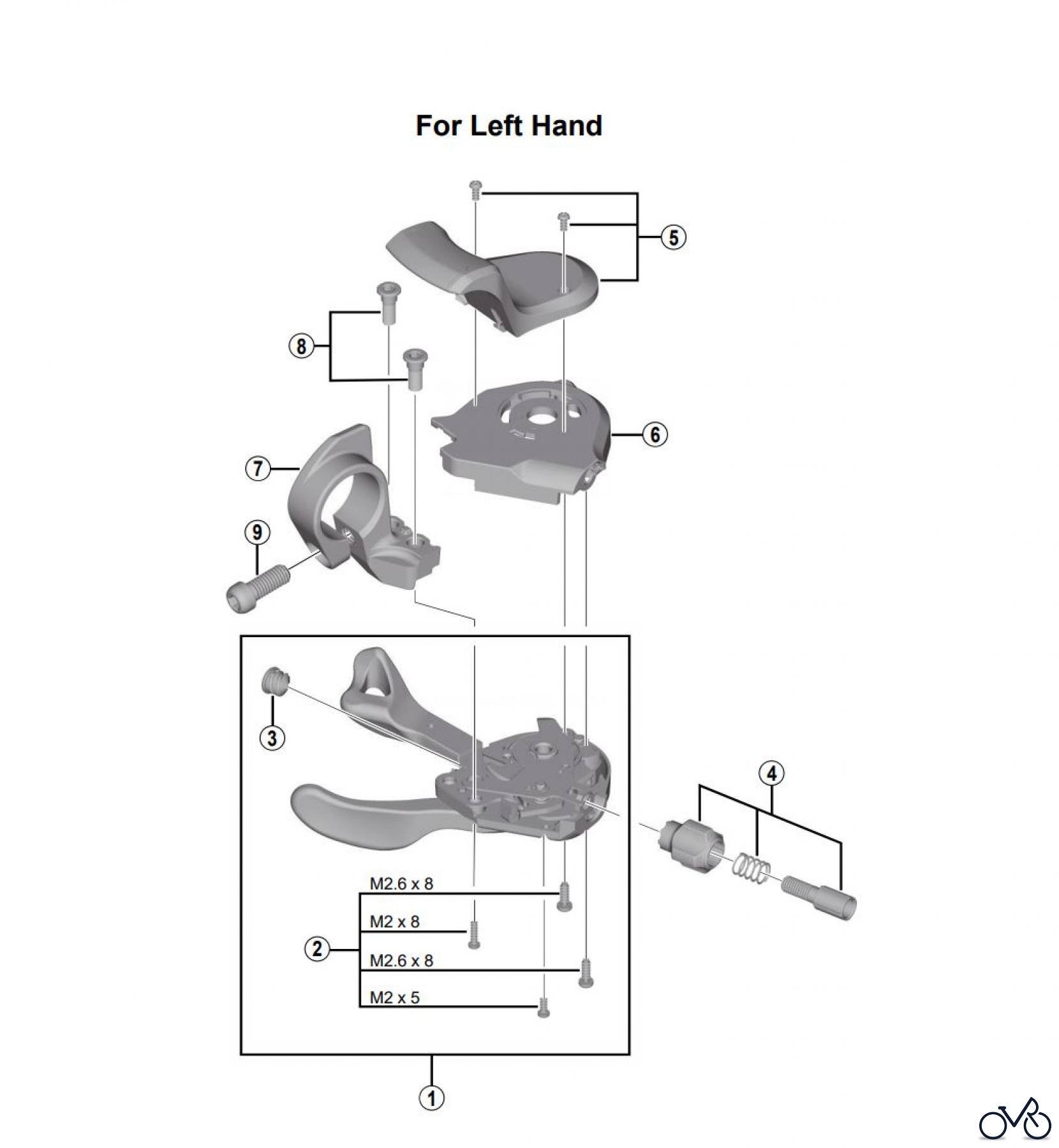  Shimano SL Shift Lever - Schalthebel SL-4703 TIAGRA Rapidfire Plus Lever