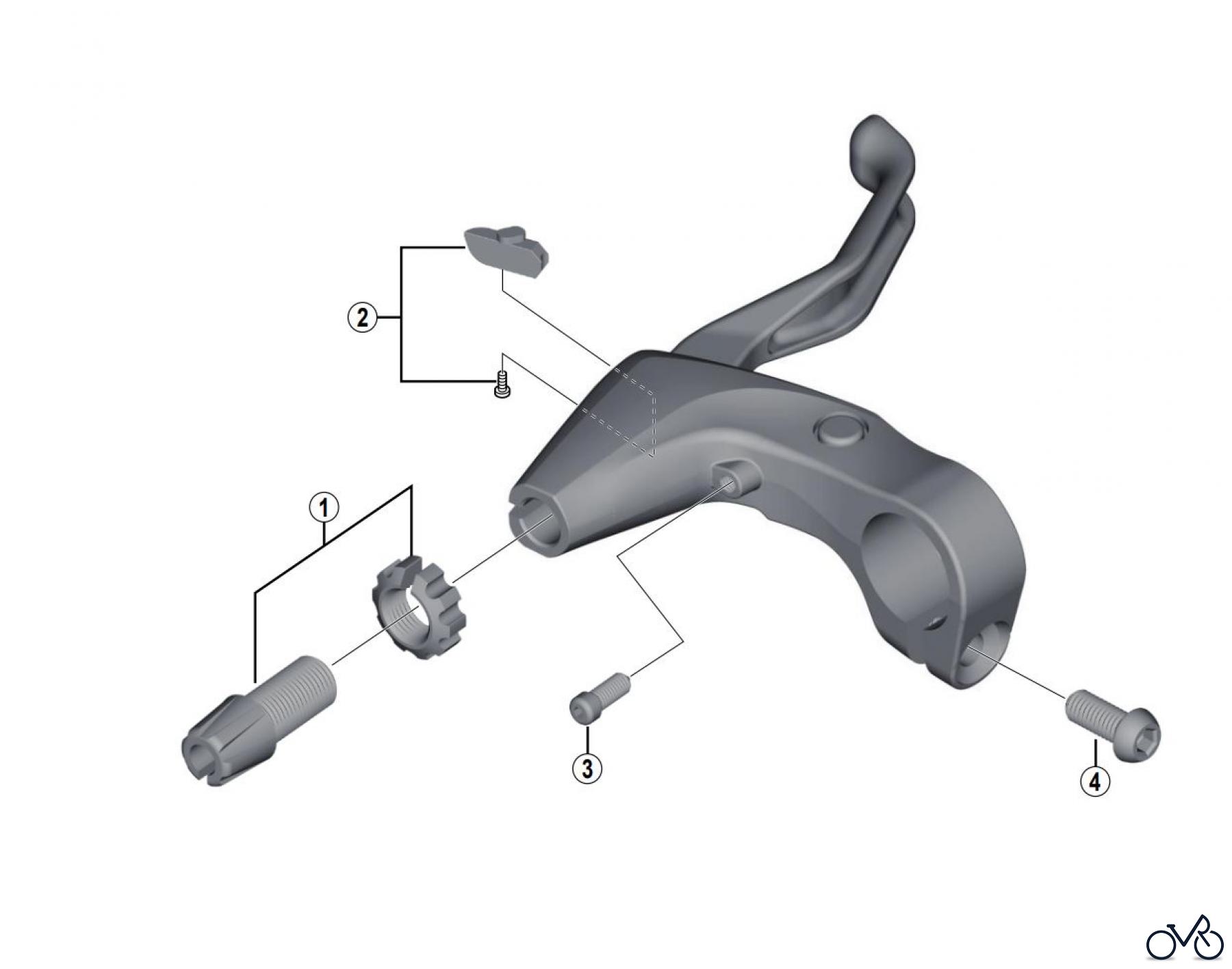 Shimano BL Brake Lever - Bremshebel BL-4700 TIAGRA Brake Lever