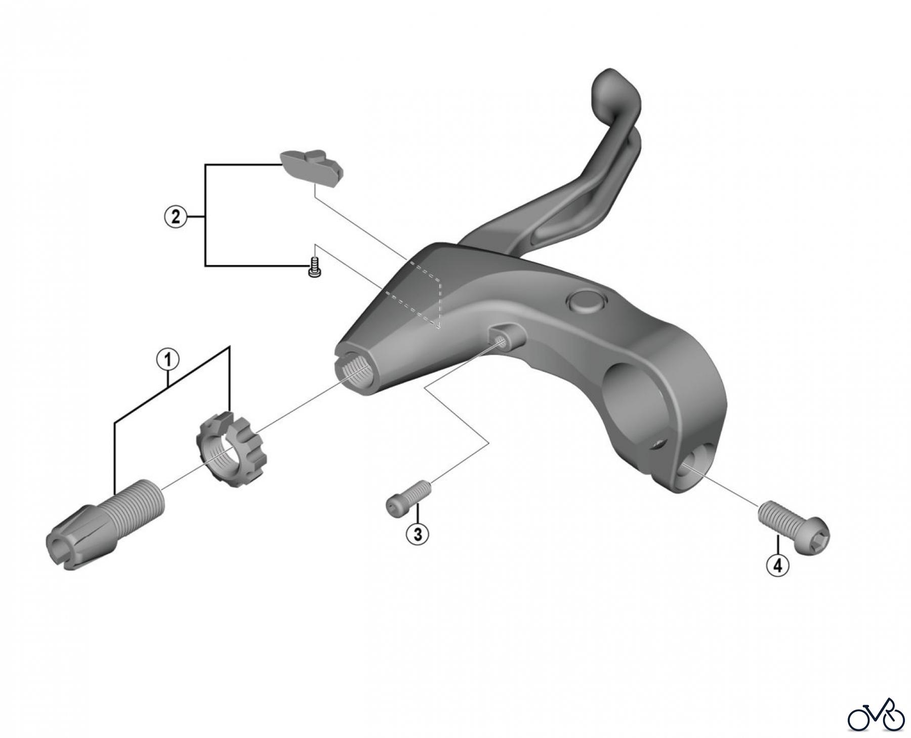 Shimano BL Brake Lever - Bremshebel BL-R2000 CLARIS Brake Lever