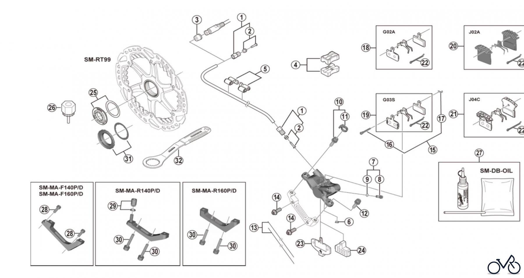  Shimano BR Brake - Bremse BR-RS785  Disc Brake