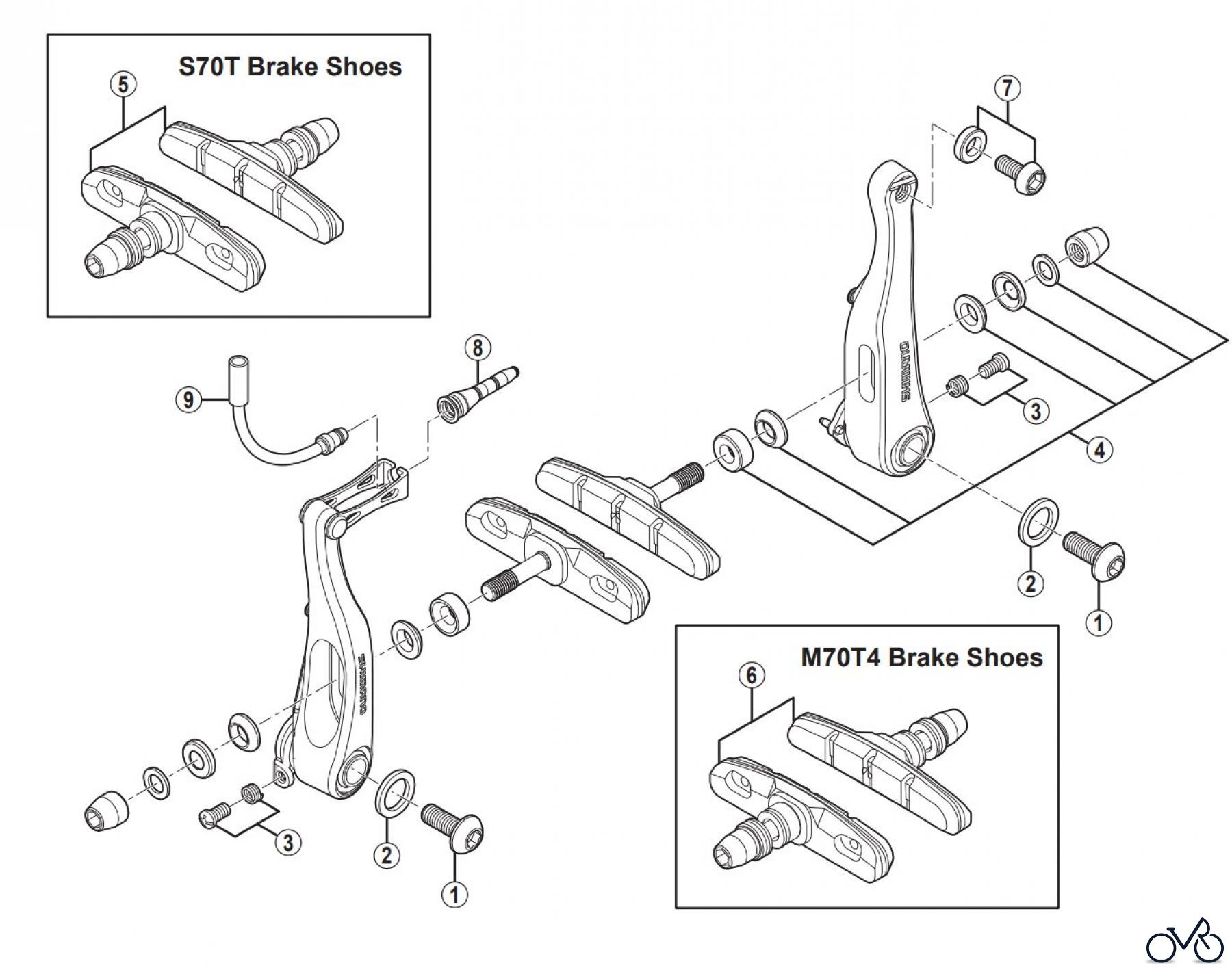 Shimano BR Brake - Bremse BR-R353 V-BRAKE Brake