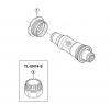 Shimano BB Bottom Bracket- Tretlager  BB-7710 DURA-ACE TRACK Bottom Bracket Assembly