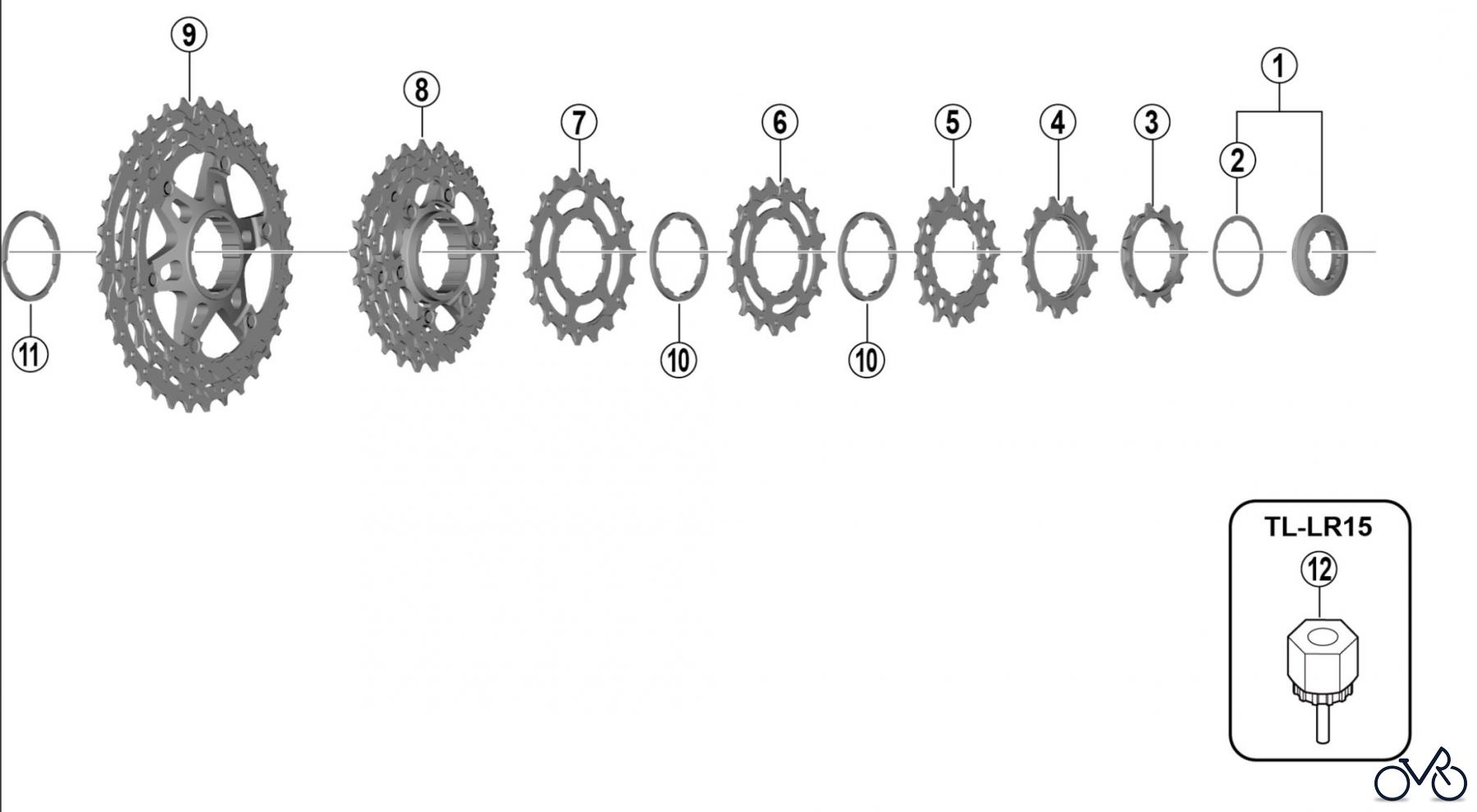 Shimano CS Cassette / Zahnkranz CS-HG800-11 Cassette Sprocket (11-speed)