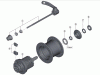 Shimano DH Dynamo Hub - Nabendynamo  DH-T4000-1N  ALIVIO Hub Dynamo