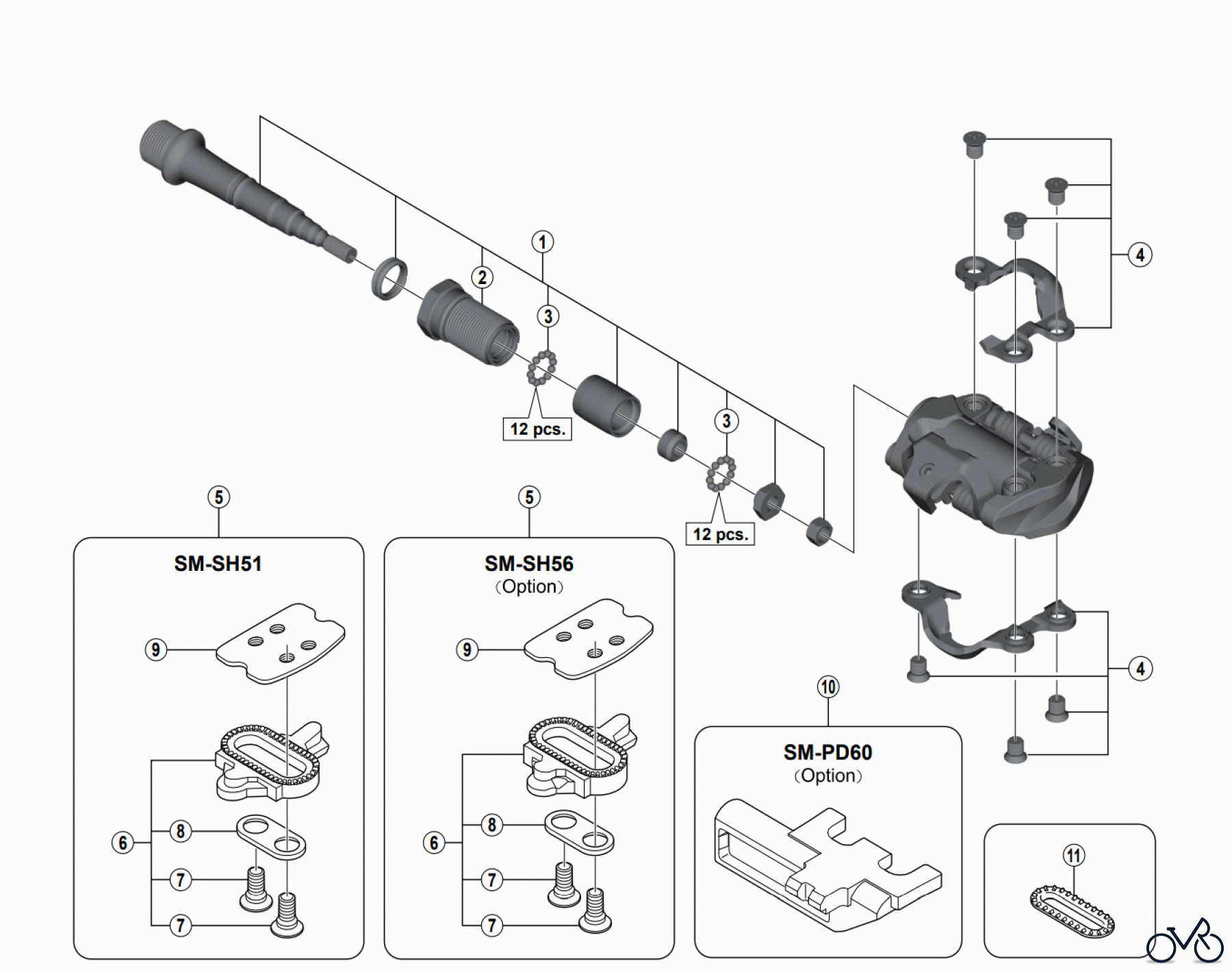  Shimano PD Pedal - Pedale PD-M8000 DEORE XT SPD Pedals