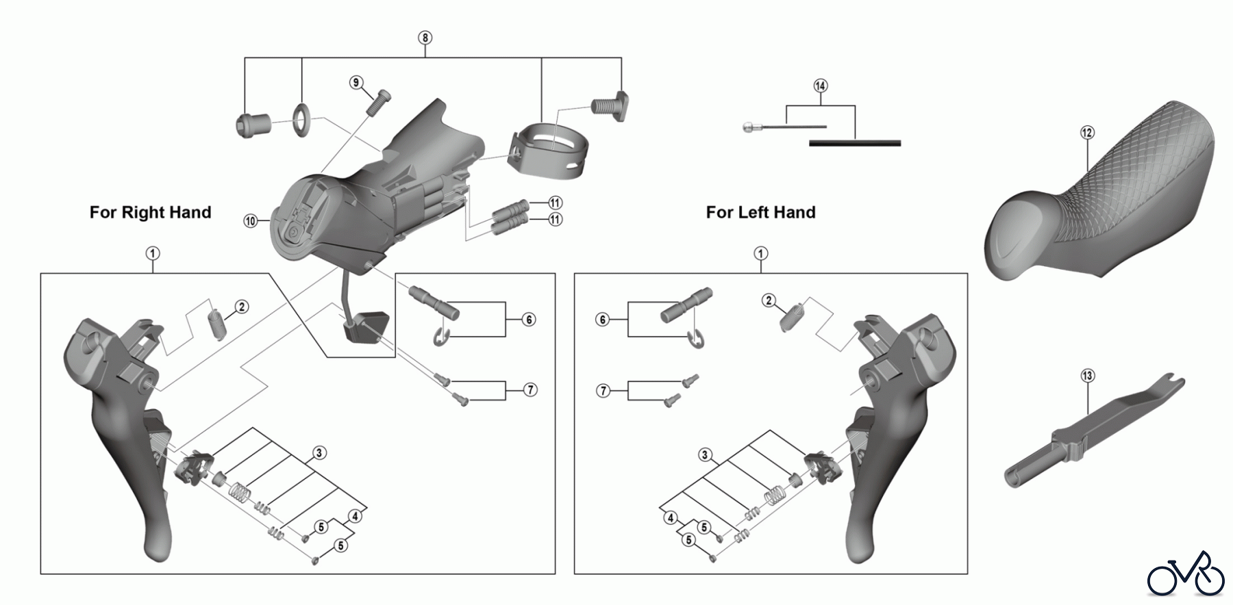 Shimano ST Rapidfire- Schaltbremshebel ST-R8050  ULTEGRA Dual Control Lever (2x11-speed)