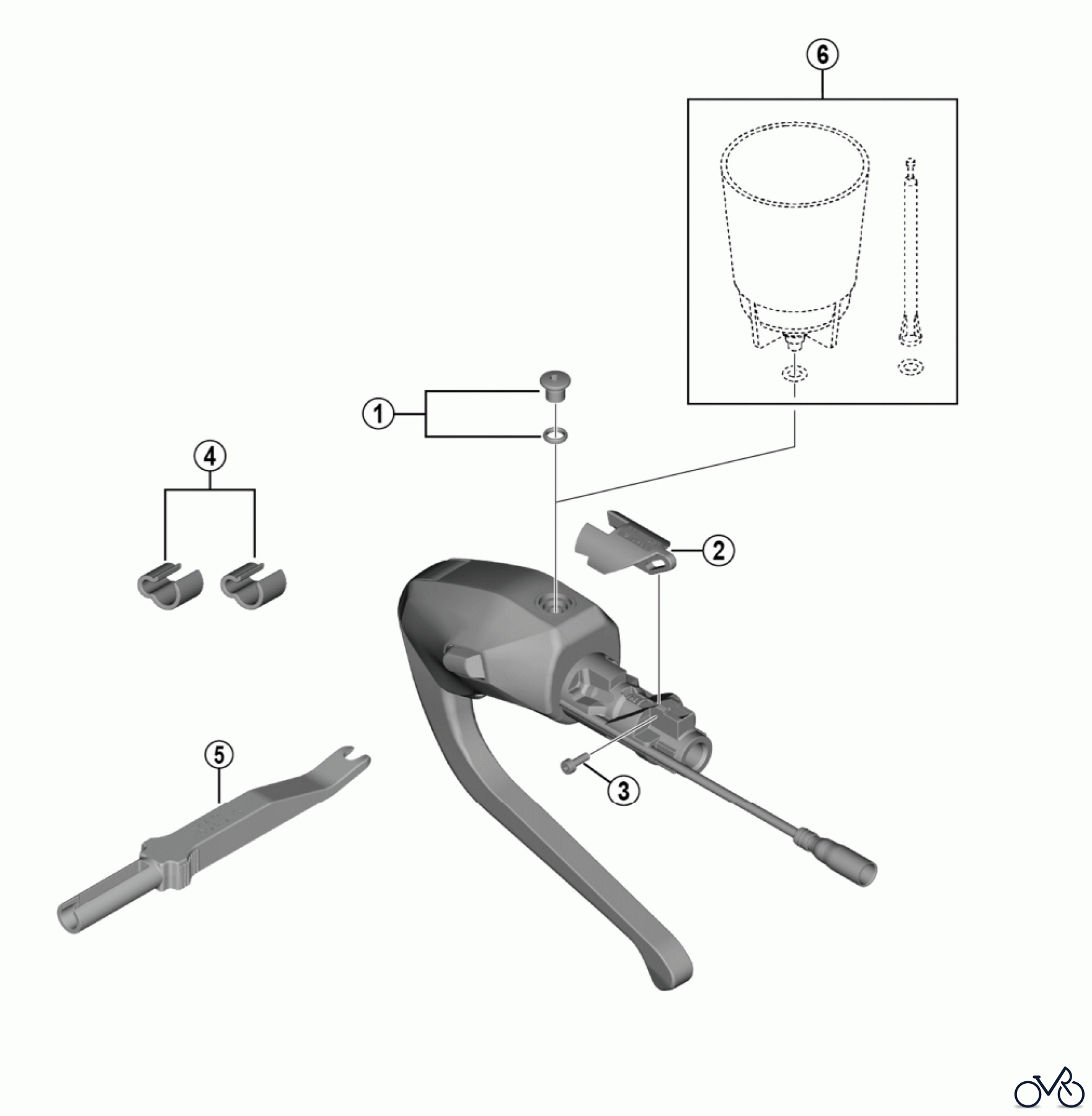  Shimano ST Rapidfire- Schaltbremshebel ST-R9180  DURA-ACE Dual Control Lever (For Disc Brake)