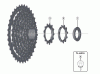Shimano CS Cassette / Zahnkranz  CS-HG201-9 Cassette Sprocket (9-speed)