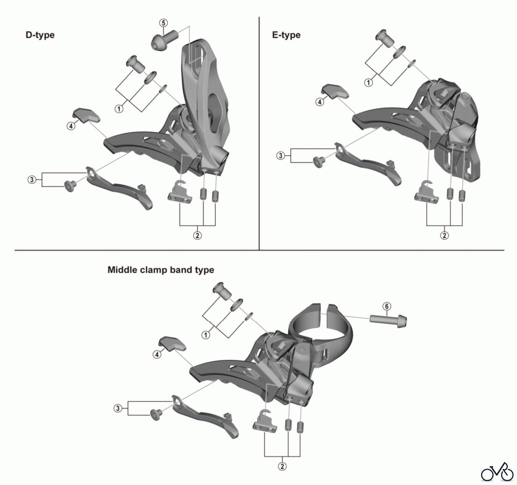 Shimano FD Front Derailleur - Umwerfer FD-M410 DEORE SIDE SWING Front Derailleur