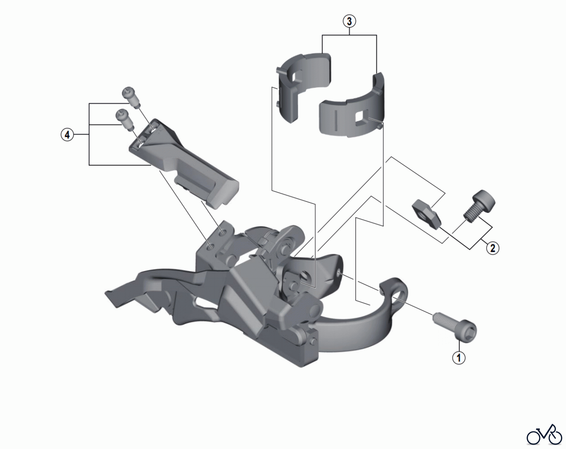 Shimano FD Front Derailleur - Umwerfer FD-M3000 ACERA Front Derailleur