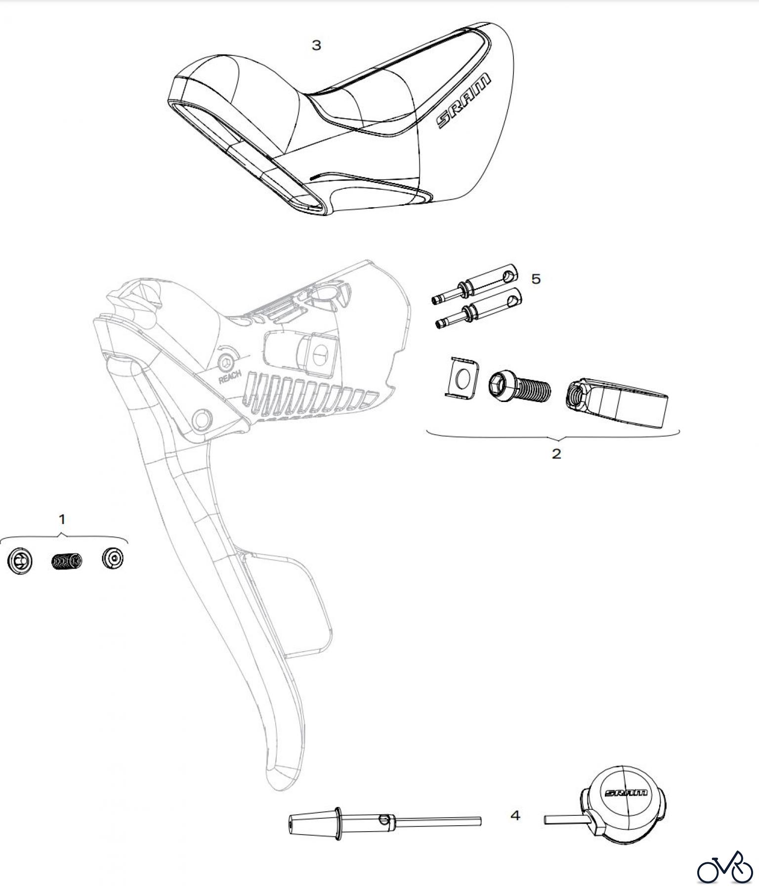  Sram Sram SRAM RED ETAP AXS (EB) - SHIFTERS / BRAKE LEVERS