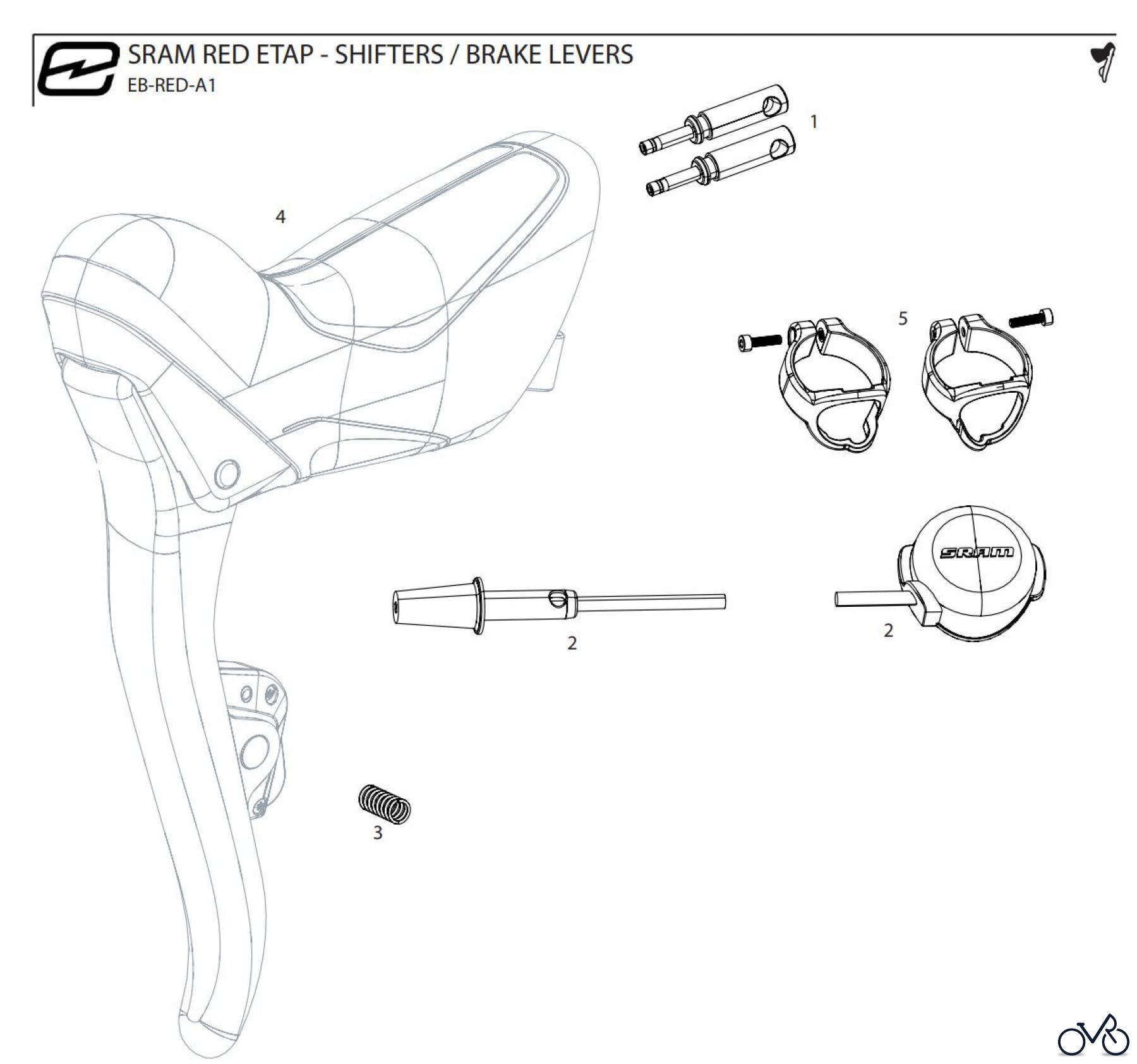  Sram Sram SRAM RED ETAP - SHIFTERS / BRAKE LEVERS 