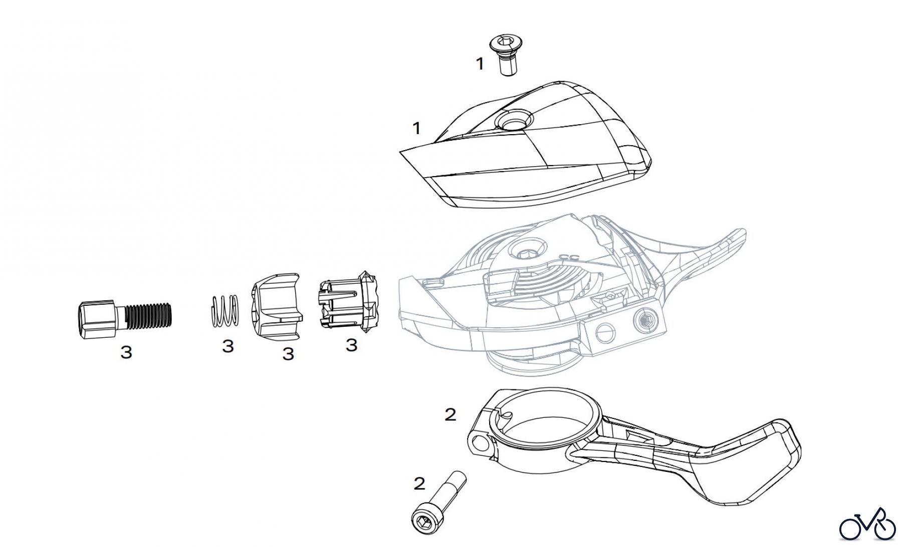  Sram Sram SRAM X01 DH (2019-) - TRIGGER SHIFTER