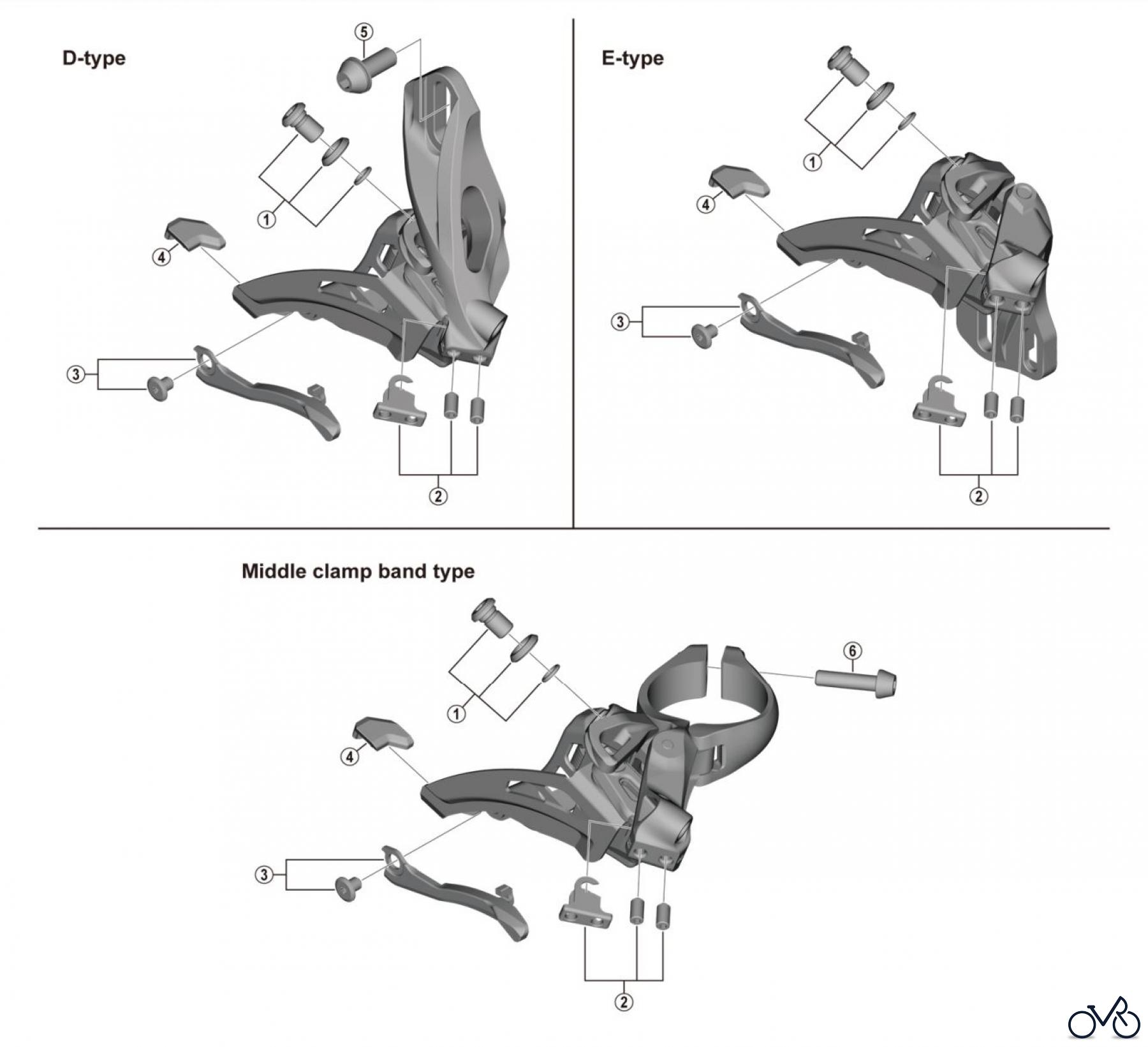 Shimano FD Front Derailleur - Umwerfer FD-M4100 DEORE SIDE SWING Front Derailleur