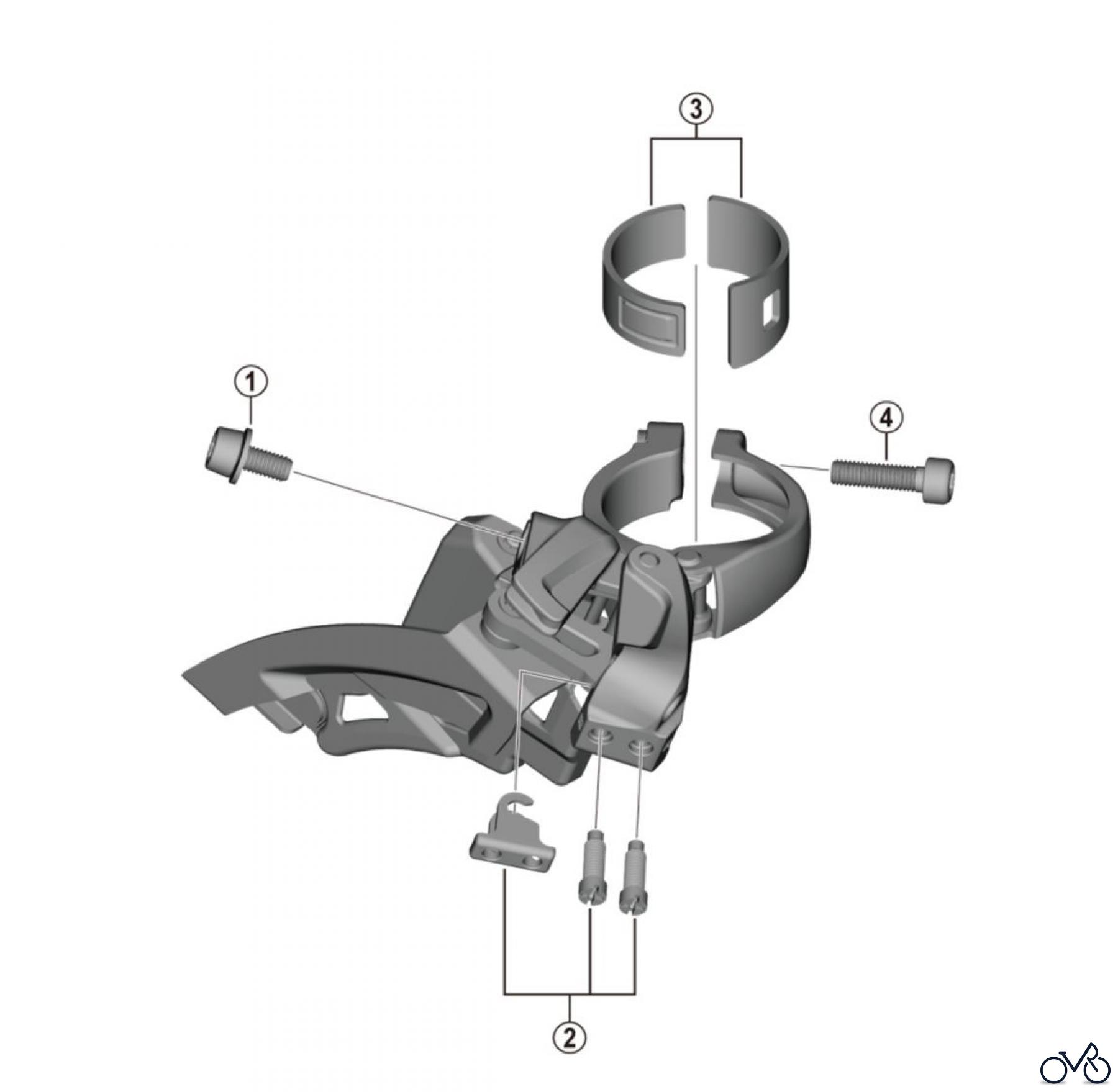  Shimano FD Front Derailleur - Umwerfer FD-M3100-M  ALIVIO SIDE SWING Front Derailleur