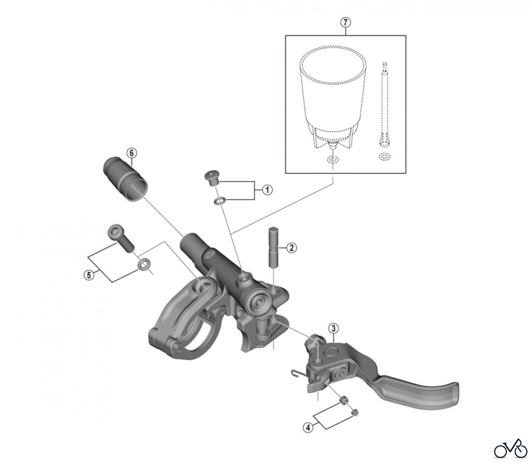 Shimano BL Brake Lever - Bremshebel BL-M7100 SLX Brake Lever