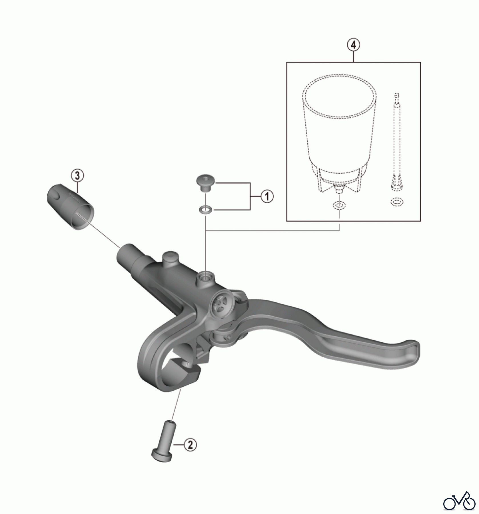 Shimano BL Brake Lever - Bremshebel BL-MT401