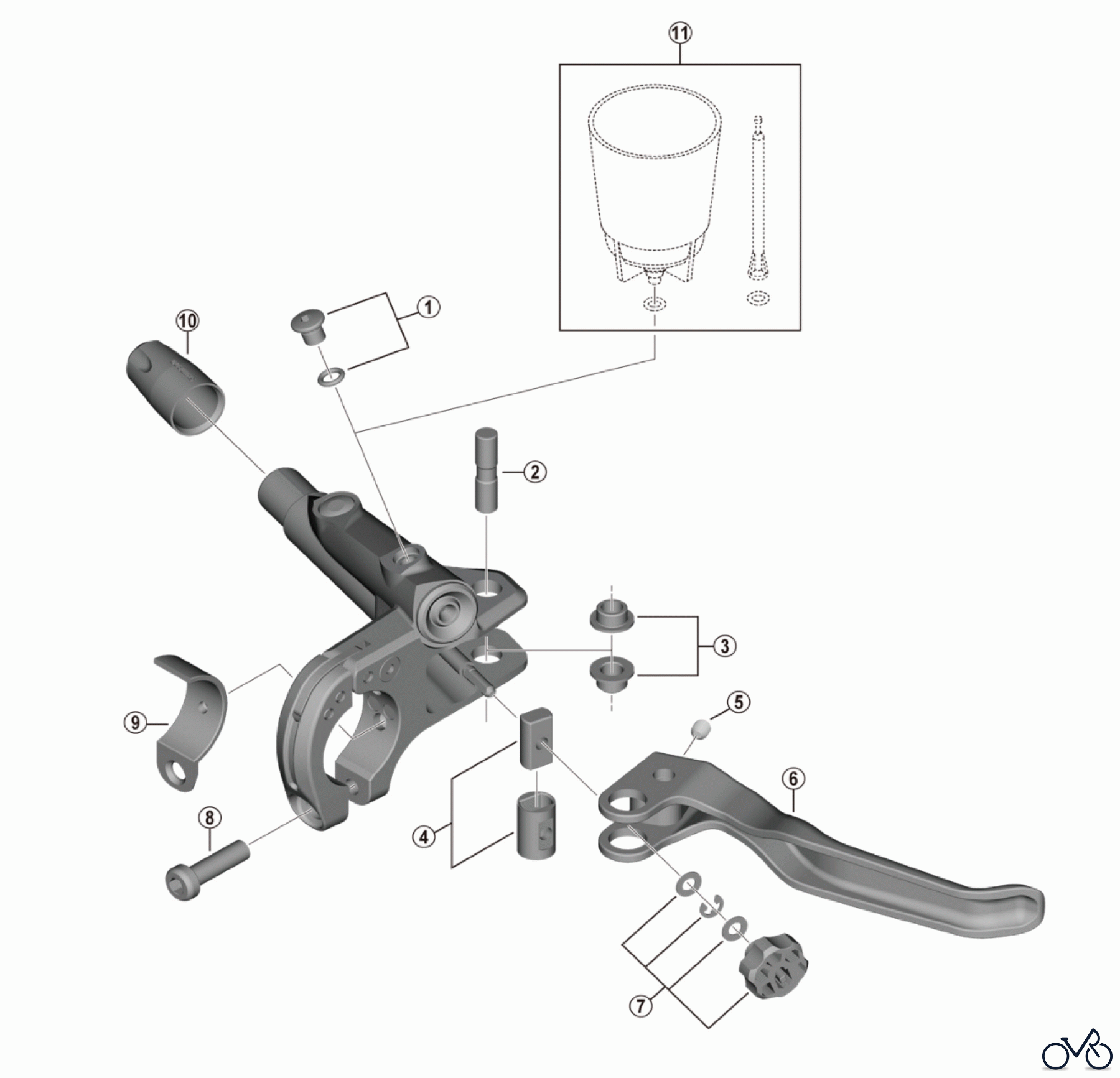 Shimano BL Brake Lever - Bremshebel BL-T8100 DEORE XT Brake Lever