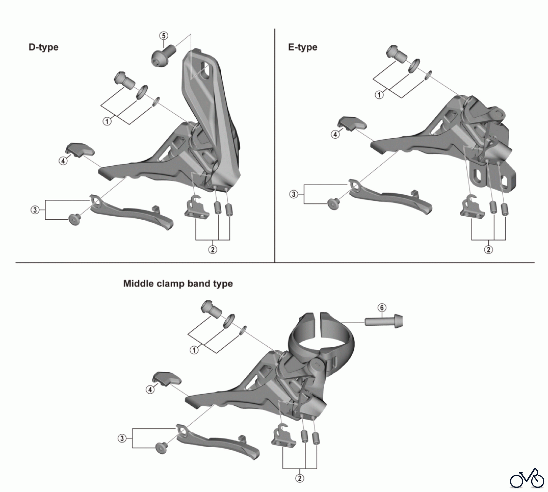Shimano FD Front Derailleur - Umwerfer FD-M8100 DEORE XT SIDE SWING Front Derailleur (2x12-speed)