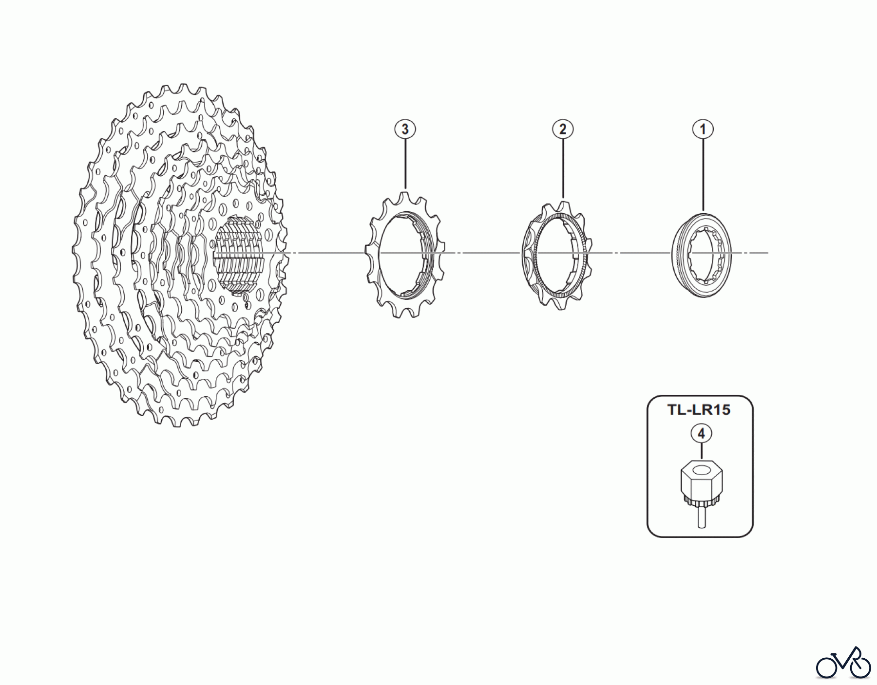  Shimano CS Cassette / Zahnkranz CS-HG50-10 Cassette Sprocket (10-speed)