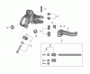 Shimano BL Brake Lever - Bremshebel  BL-RX812 GRX Sub Brake Lever For Disc Brake