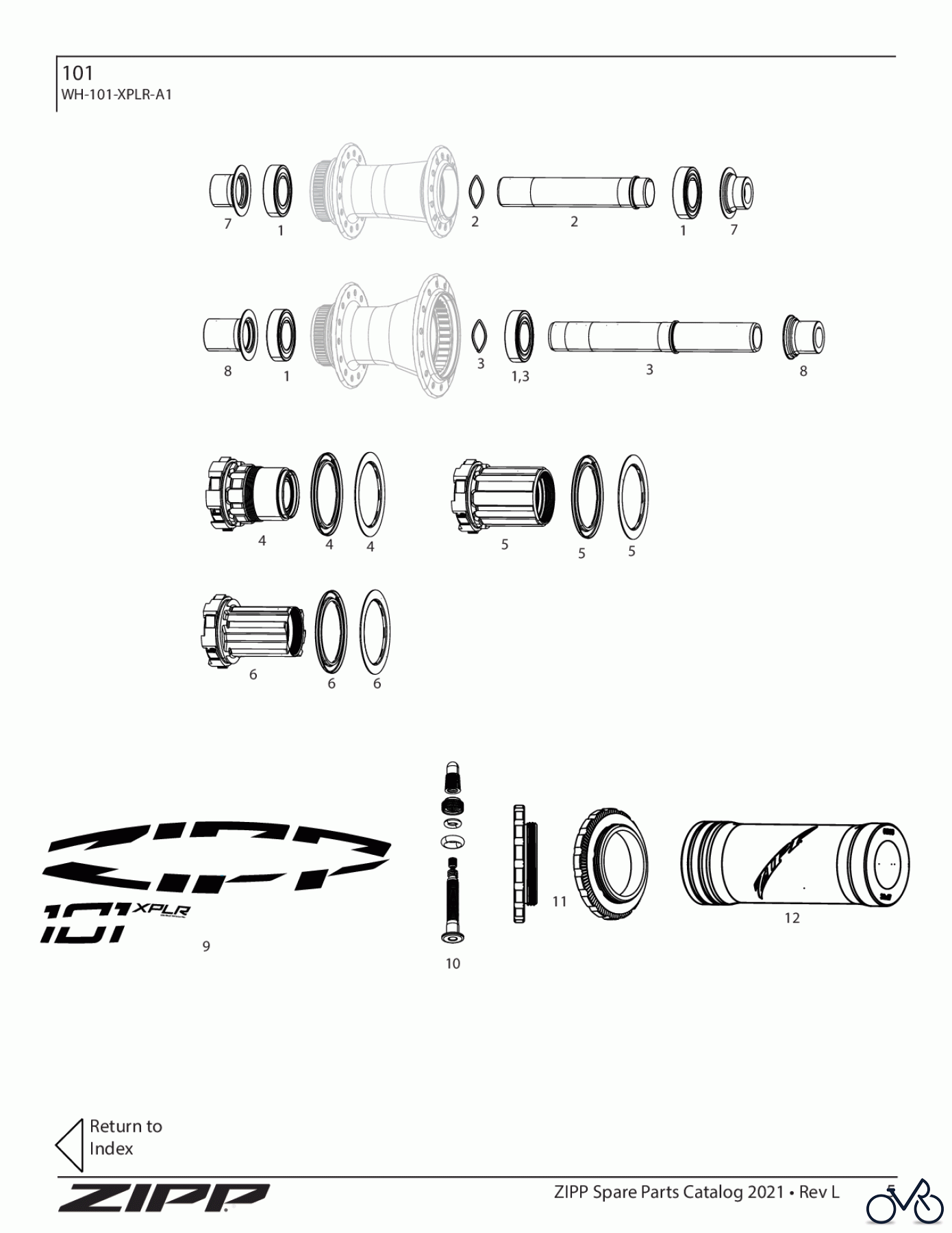  Sram Zipp WH-101-XPLR-A1