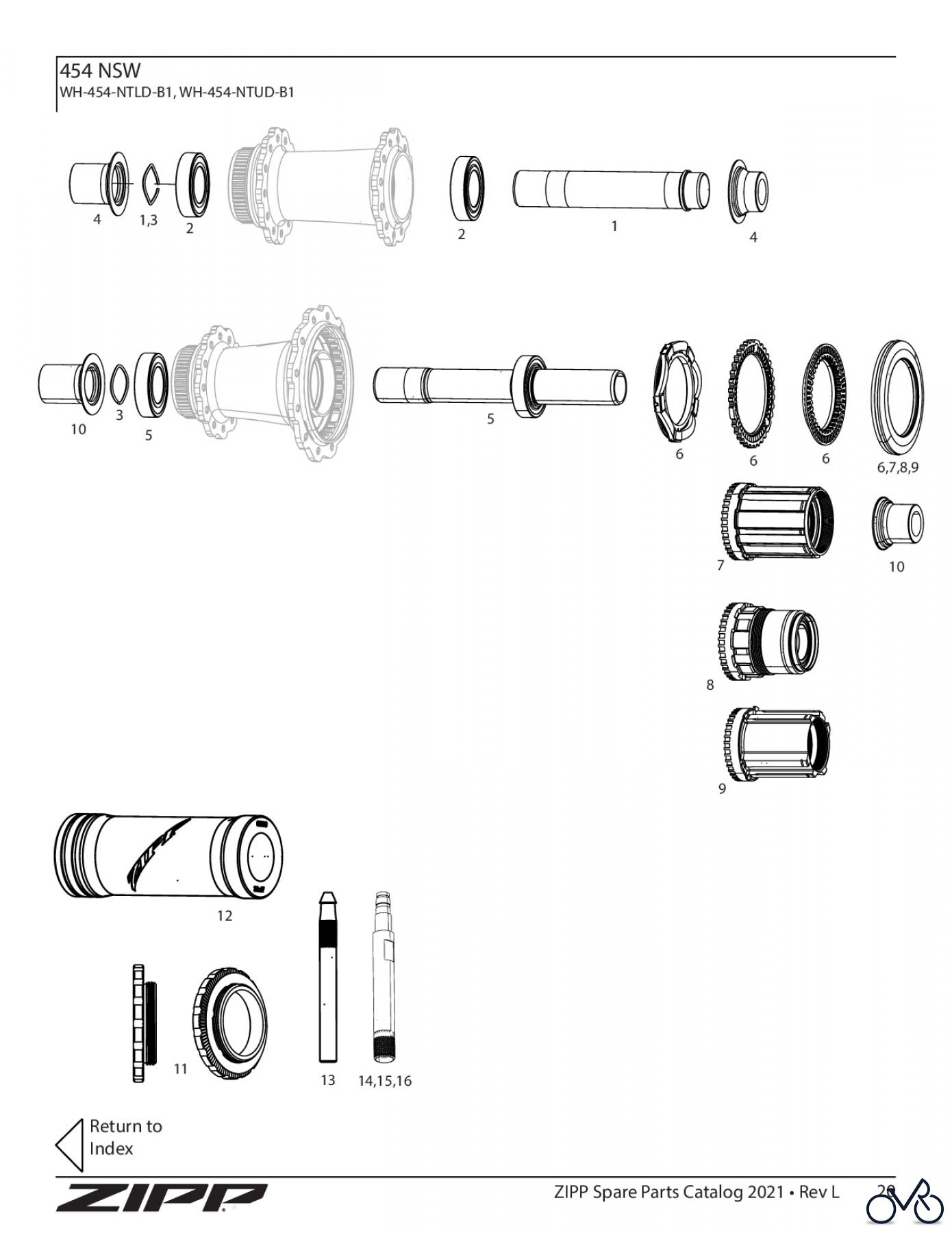 Sram Zipp 454 NSW WH-454-NTLD-B1, WH-454-NTUD-B1