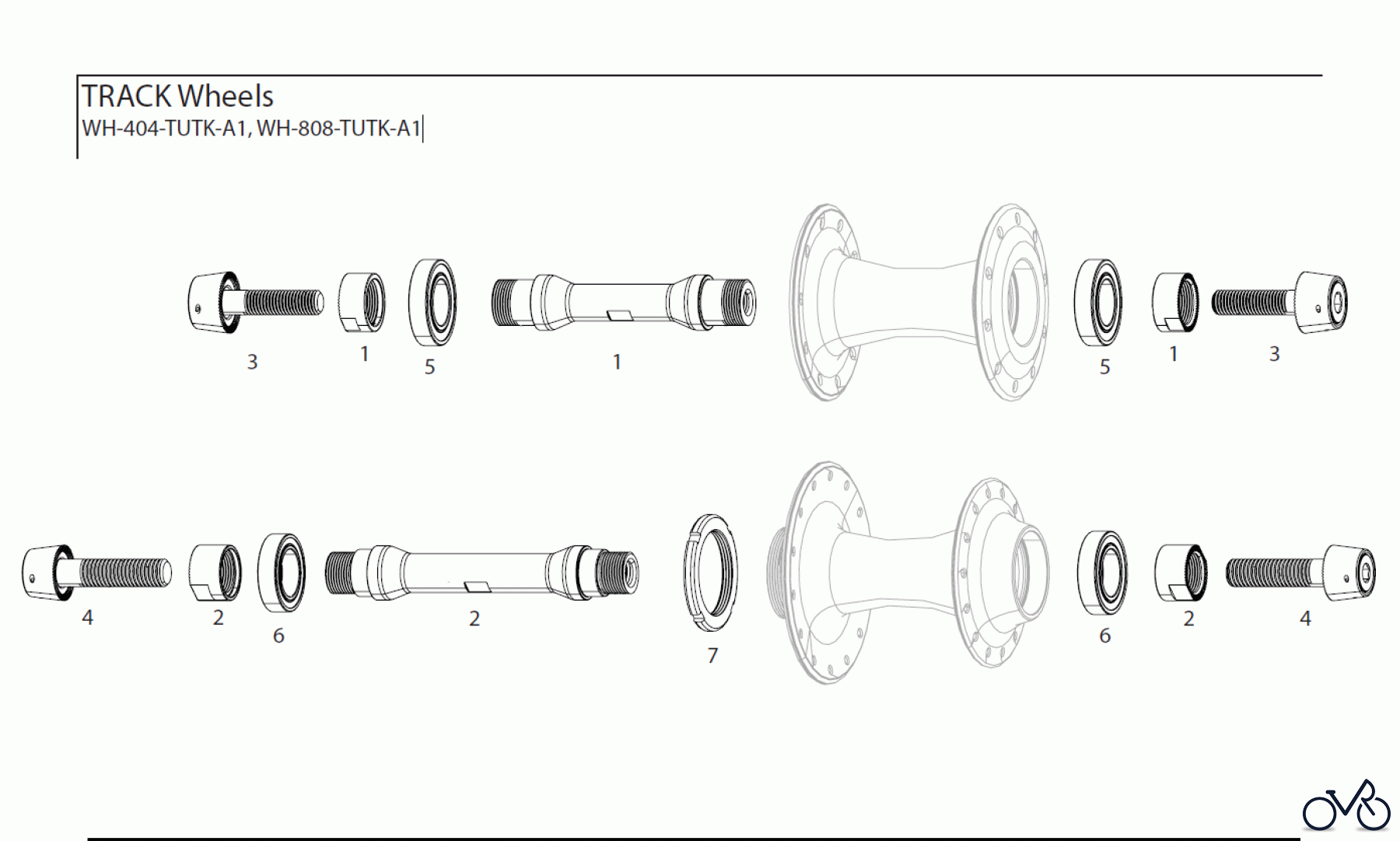  Sram Zipp TRACK Wheels WH-404-TUTK-A1, WH-808-TUTK-A1