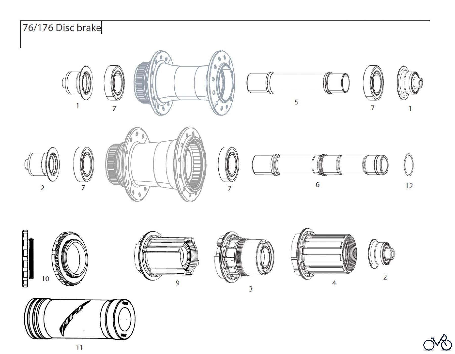 Sram Zipp 76/176 Disc brake