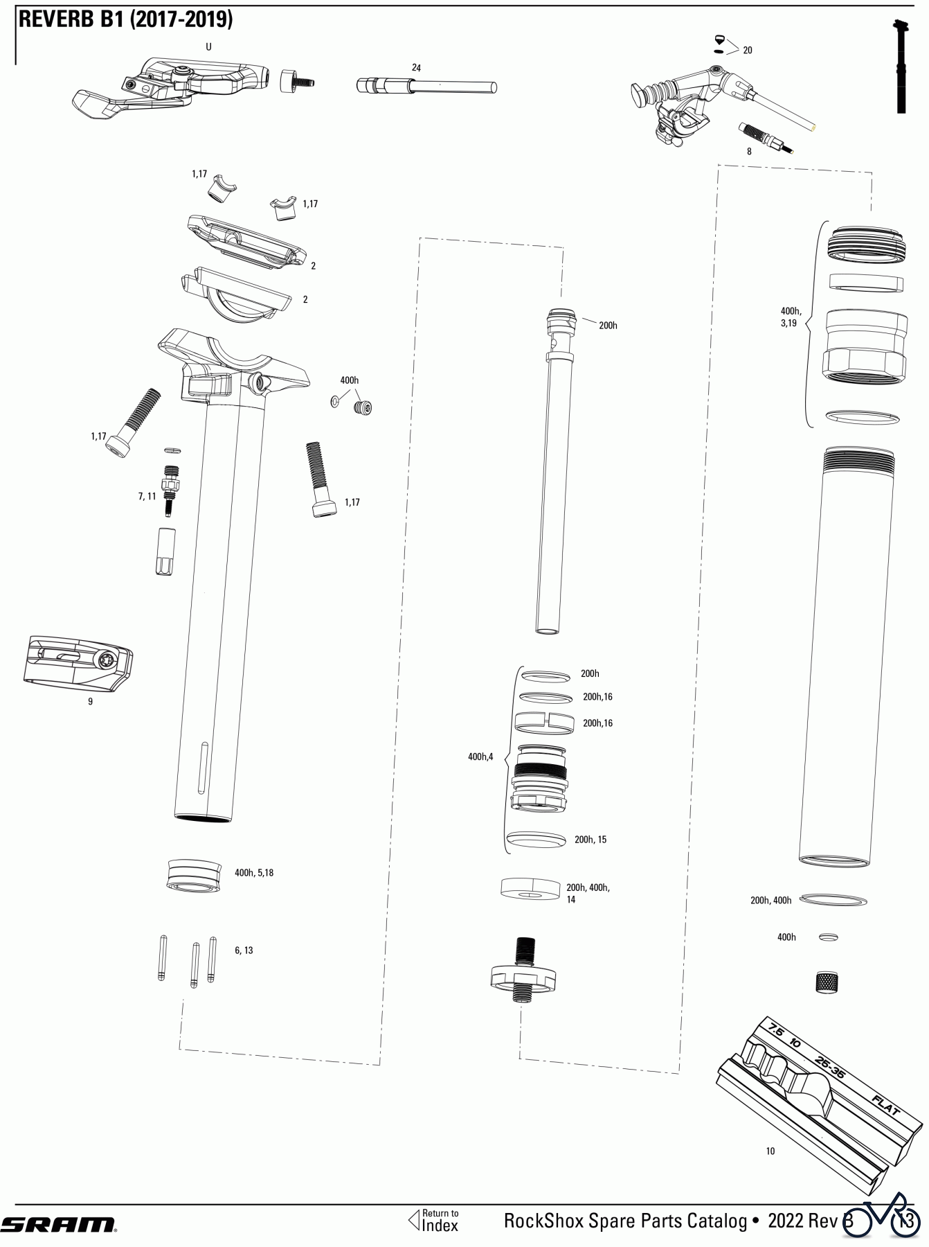  Sram RockShox REVERB B1 (2017-2019)