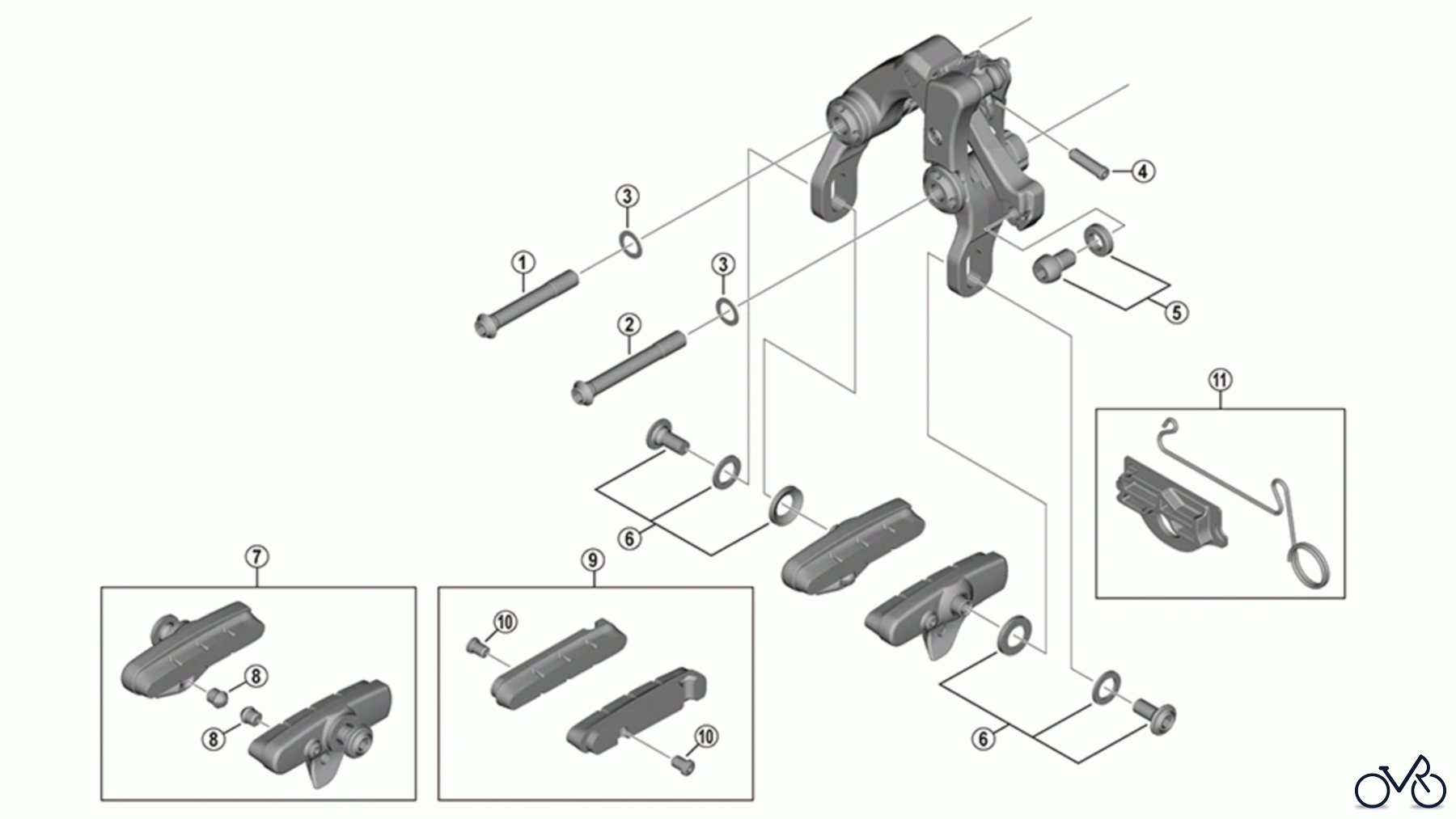 Shimano BR Brake - Bremse BR-RS811-R (-4817) Bremse