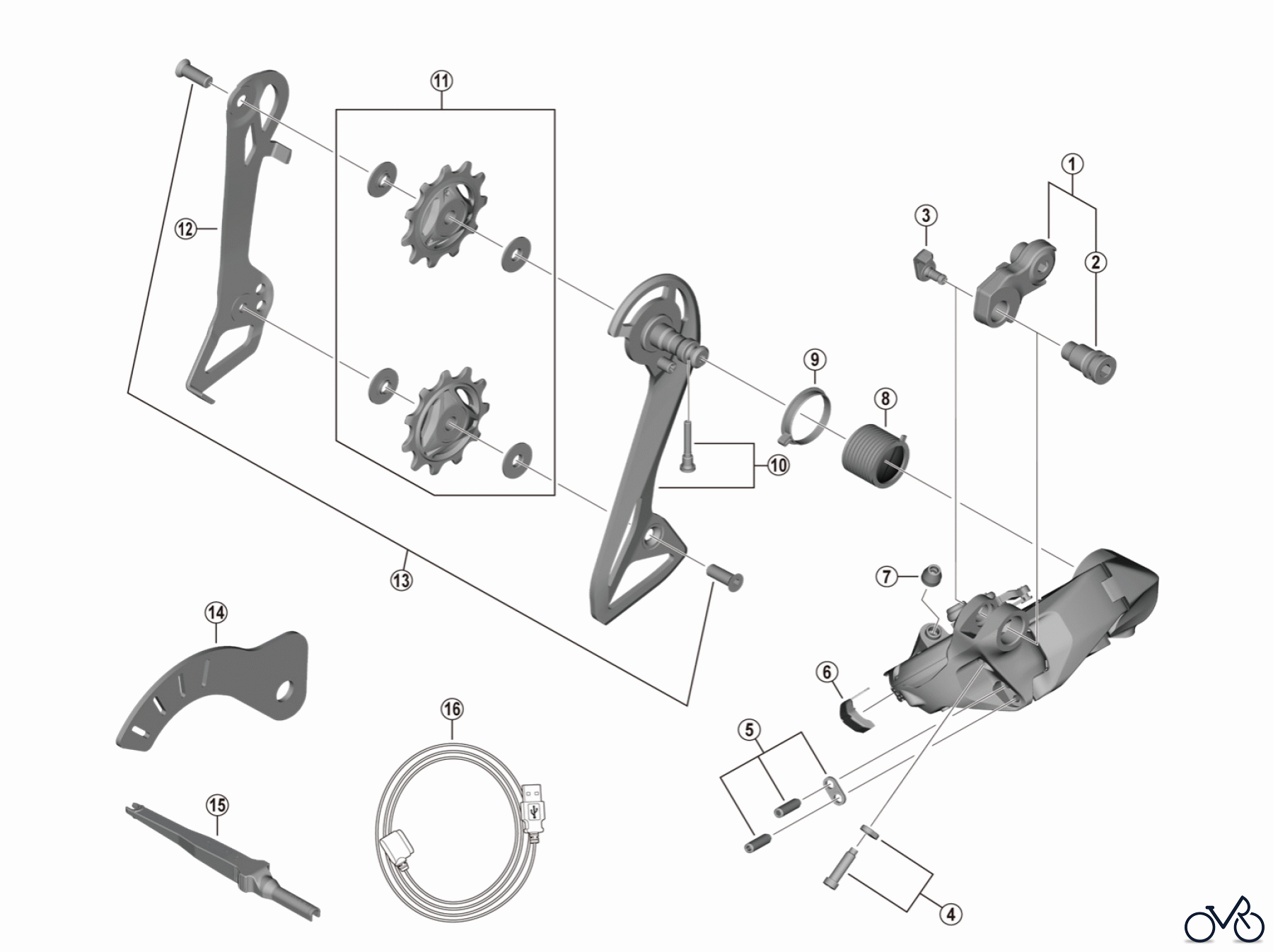  Shimano RD Rear Derailleur - Schaltwerk RD-R8150  ULTEGRA Rear Derailleur  (12-speed)