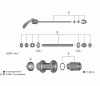 Shimano FH Free Hub - Freilaufnabe  FH-QC300-HM FREEHUB (11/10/9/8-speed) 