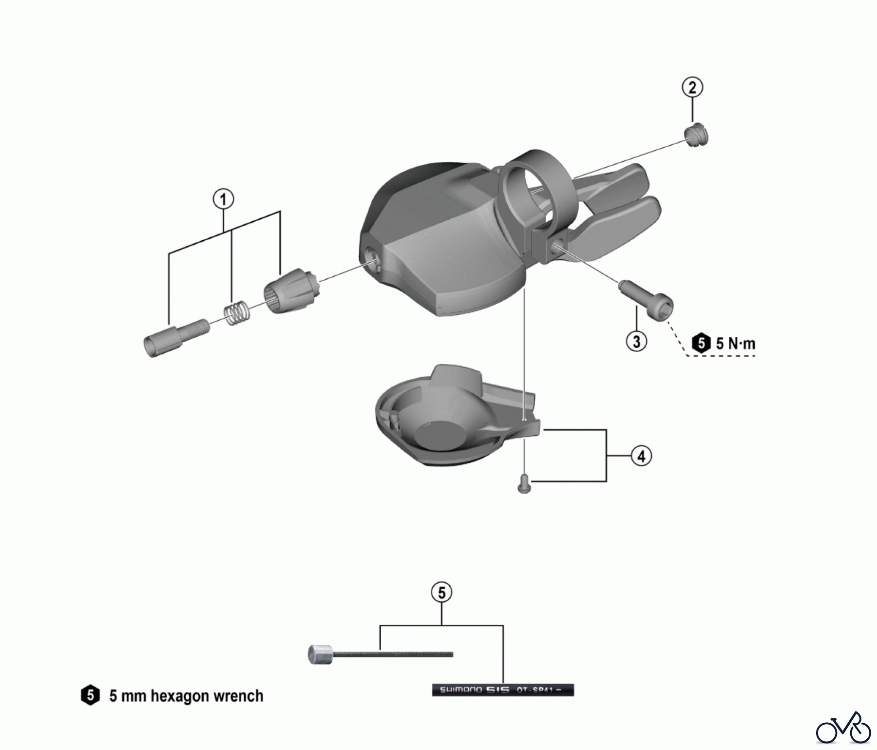 Shimano SL Shift Lever - Schalthebel SL-U6050, SL-U4050 CUES Shifter