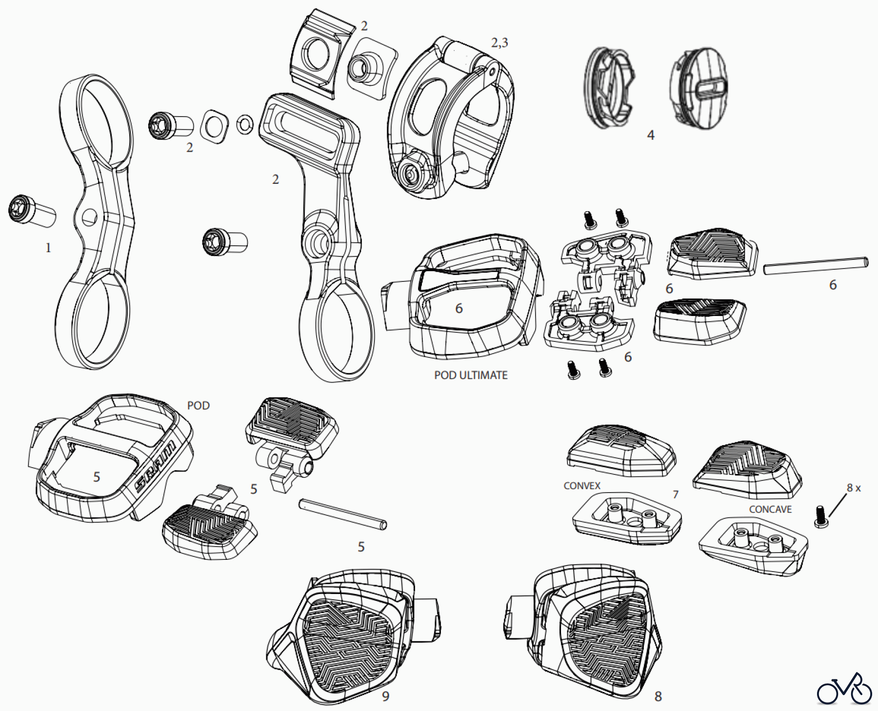 Sram Sram POD (ULTIMATE) & ROCKER - ELECTRIC CONTROLLER