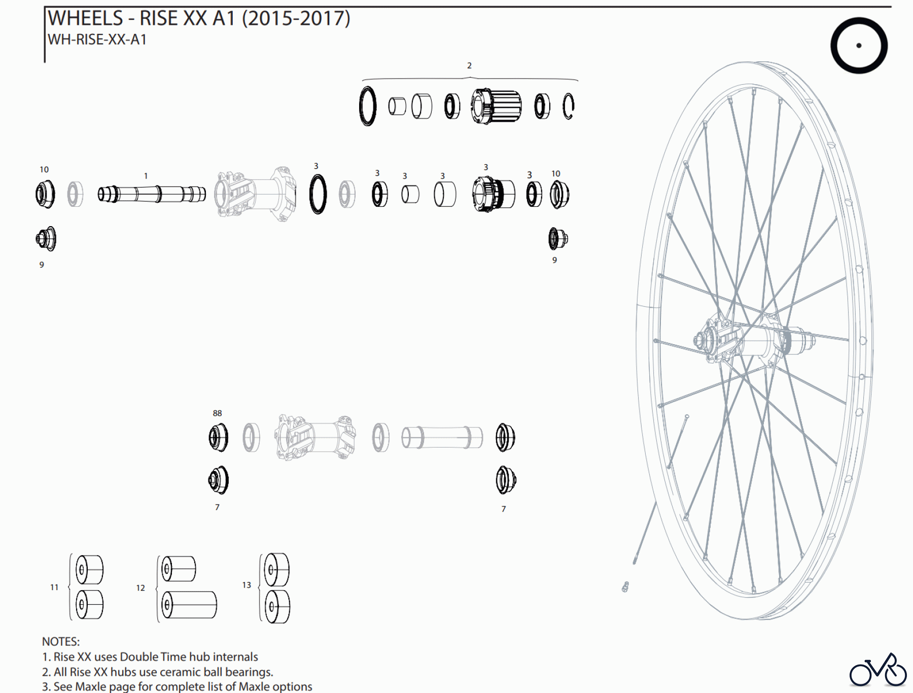 Sram Sram WHEELS - RISE XX A1 (2015-2017)