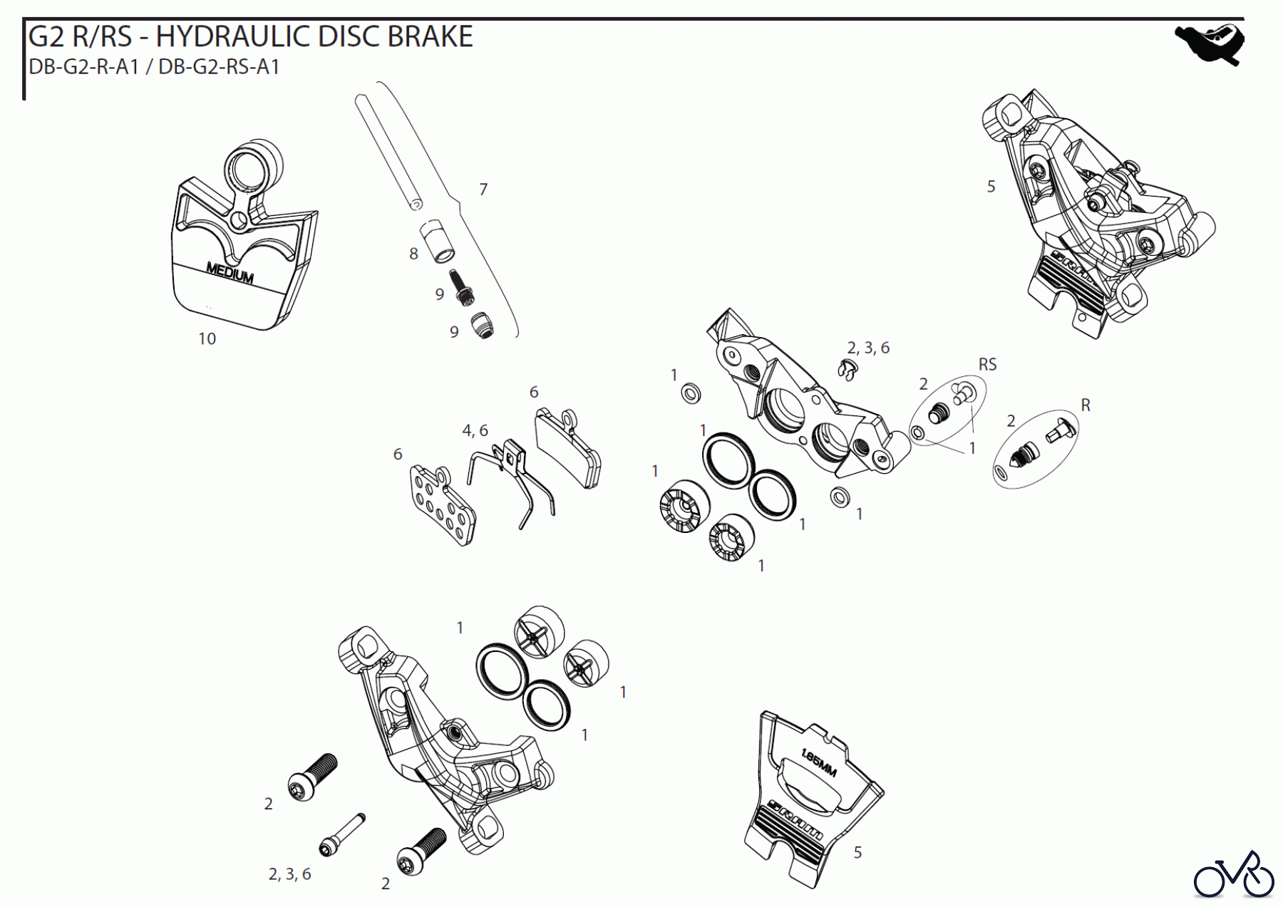  Sram Sram G2 R/RS - HYDRAULIC DISC BRAKE