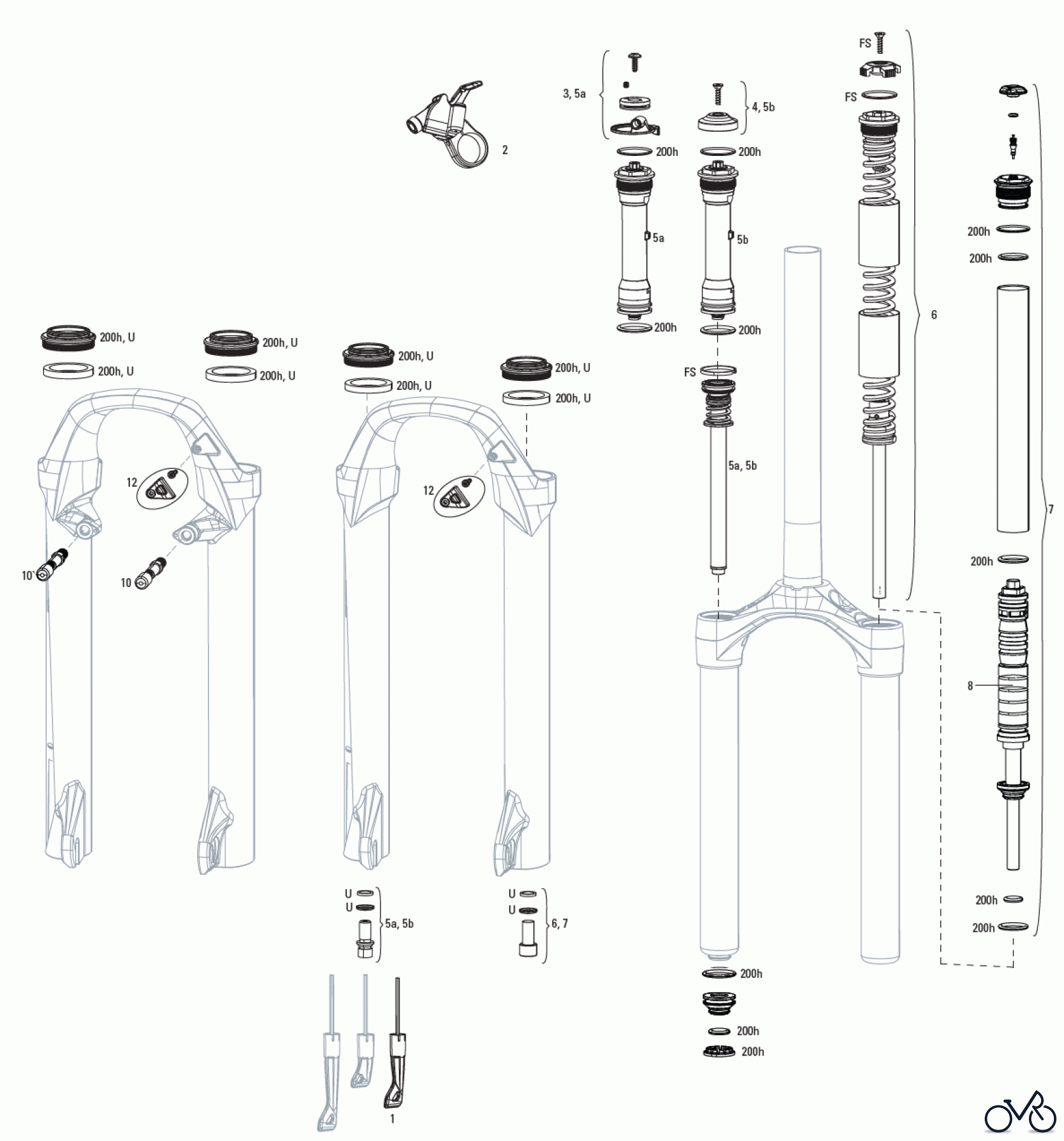  Sram RockShox 30 SILVER A1-A2 (2016-2021)